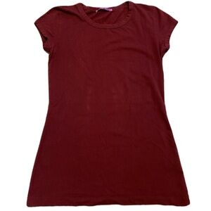 💜 Smart Set Burgundy T-Shirt Dress - Petite/Small - Casual & Comfy